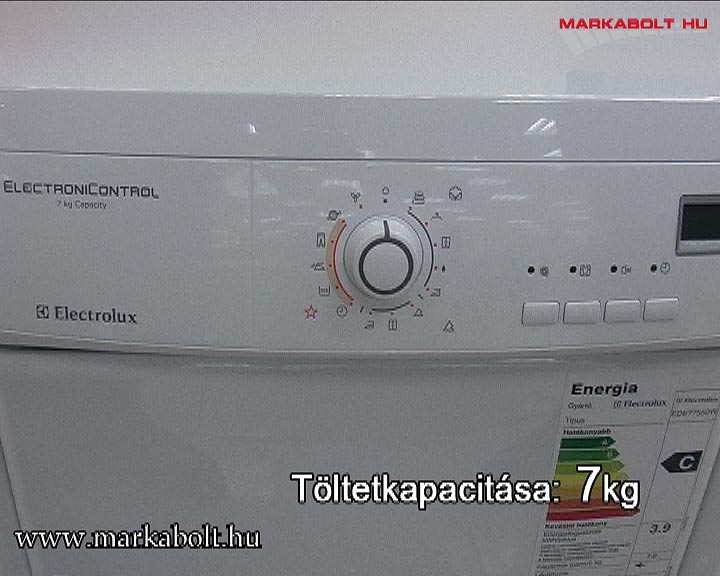 N&eacute;zd meg a Electrolux EDE 77550 W vide&oacute;j&aacute;t