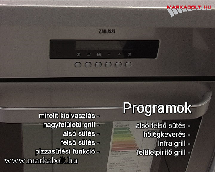 N&eacute;zd meg a Zanussi ZOB 590 X vide&oacute;j&aacute;t