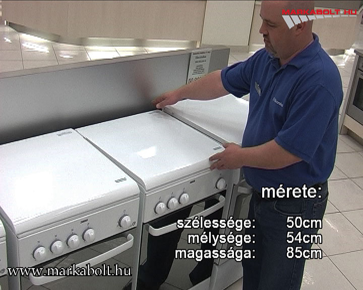 N&eacute;zd meg a Zanussi ZCG 55 CGW vide&oacute;j&aacute;t