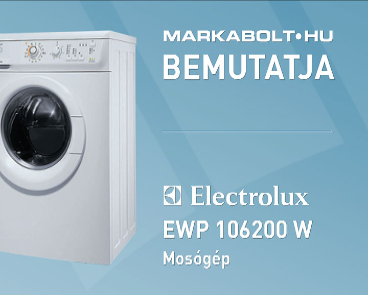 N&eacute;zd meg a Electrolux EWP 106200 W vide&oacute;j&aacute;t