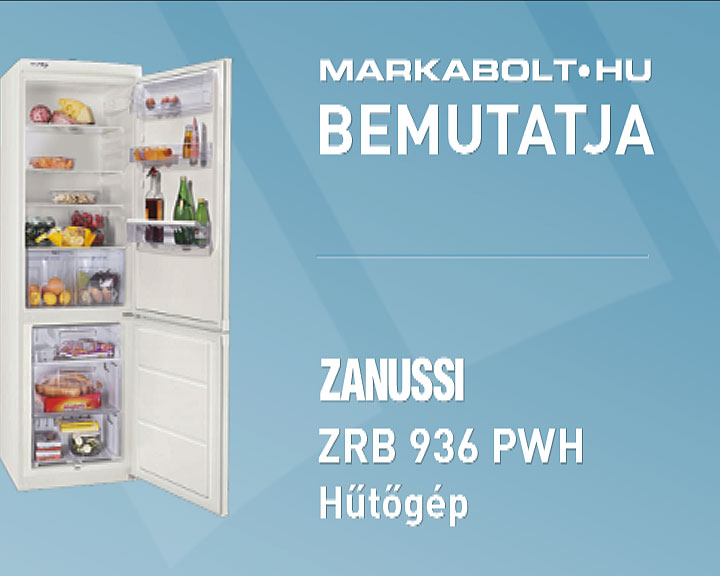 N&eacute;zd meg a Zanussi ZRB 936 PWH vide&oacute;j&aacute;t