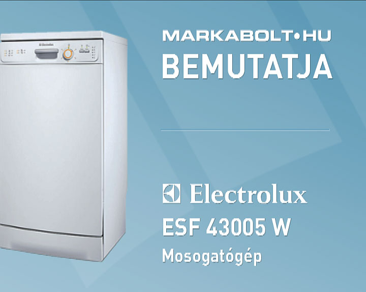 N&eacute;zd meg a Electrolux ESF 43005 W vide&oacute;j&aacute;t