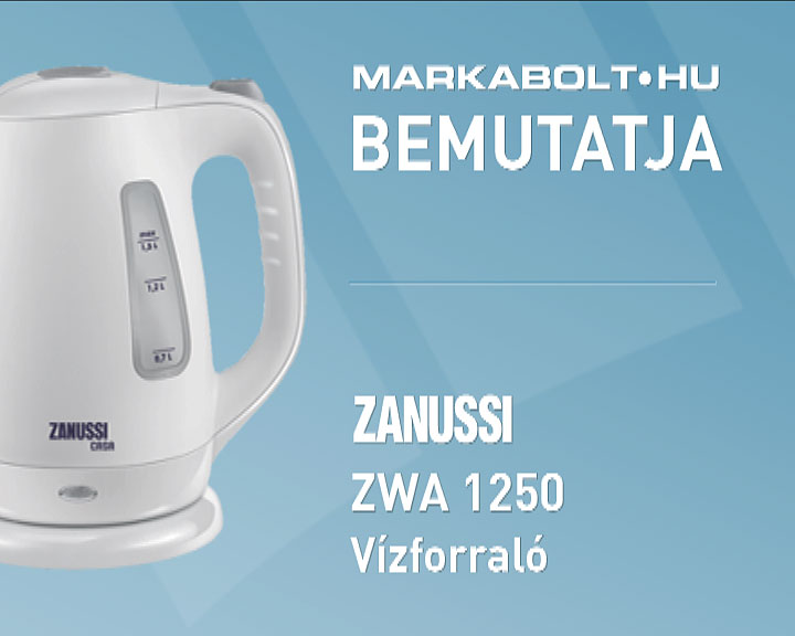 N&eacute;zd meg a Zanussi ZWA 1250 vide&oacute;j&aacute;t