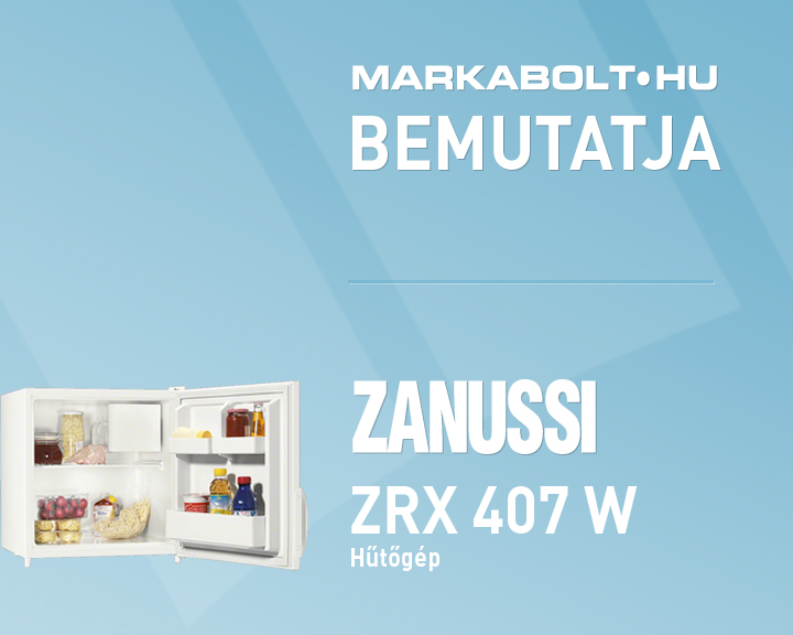 N&eacute;zd meg a Zanussi ZRX 407 W vide&oacute;j&aacute;t
