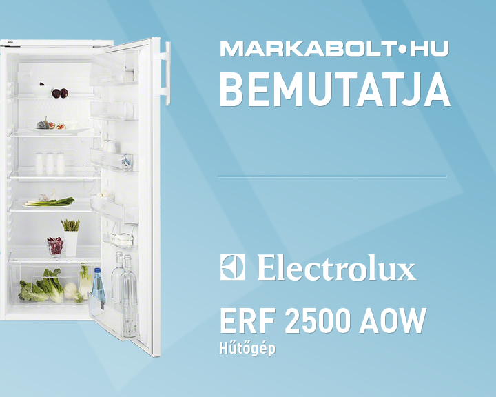 N&eacute;zd meg a Electrolux ERF 2500 AOW vide&oacute;j&aacute;t