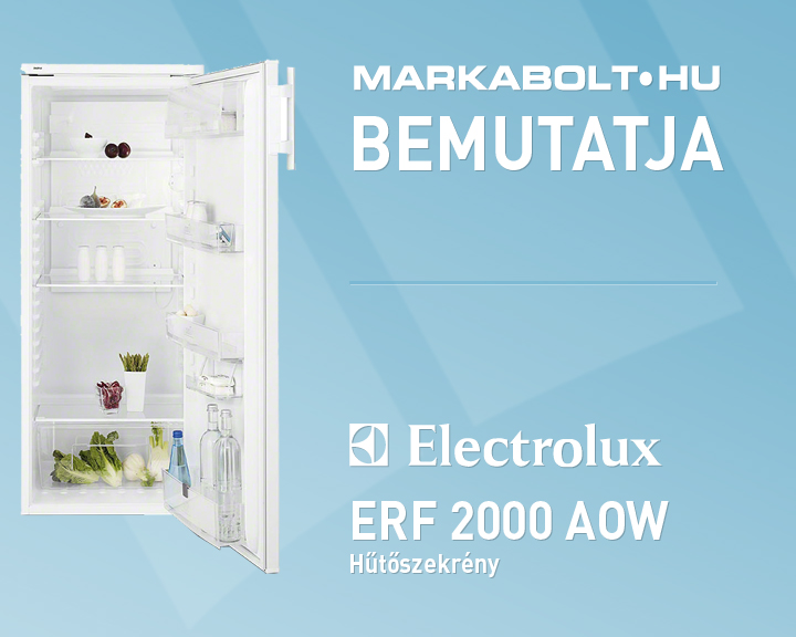 N&eacute;zd meg a Electrolux ERF 2000 AOW vide&oacute;j&aacute;t