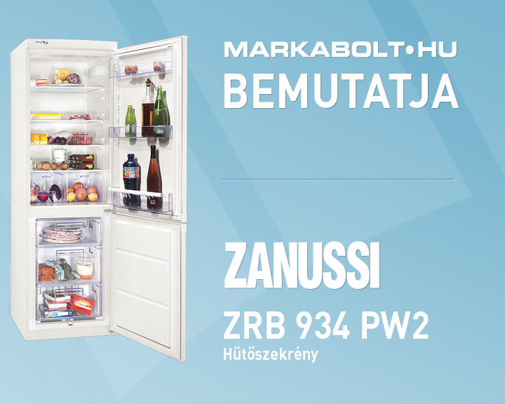 N&eacute;zd meg a Zanussi ZRB 934 PW2 vide&oacute;j&aacute;t