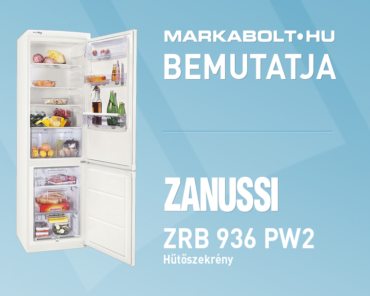 N&eacute;zd meg a Zanussi ZRB 936 PW2 vide&oacute;j&aacute;t