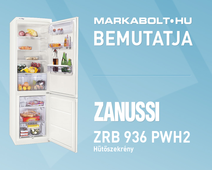 N&eacute;zd meg a Zanussi ZRB 936 PWH2 vide&oacute;j&aacute;t