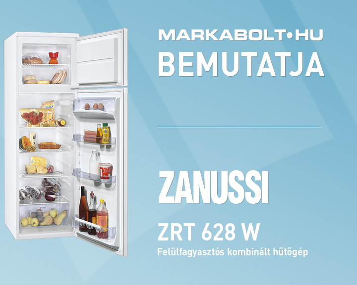N&eacute;zd meg a Zanussi ZRT 628 W vide&oacute;j&aacute;t