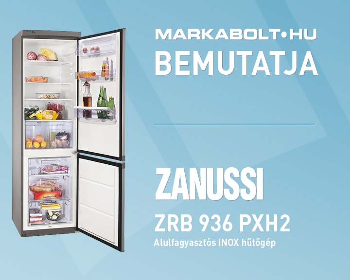 N&eacute;zd meg a Zanussi ZRB 936 PXH2 vide&oacute;j&aacute;t