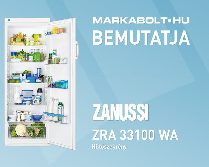 N&eacute;zd meg a Zanussi ZRA 33100 WA vide&oacute;j&aacute;t