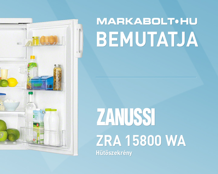 N&eacute;zd meg a Zanussi ZRG 15800 WA vide&oacute;j&aacute;t