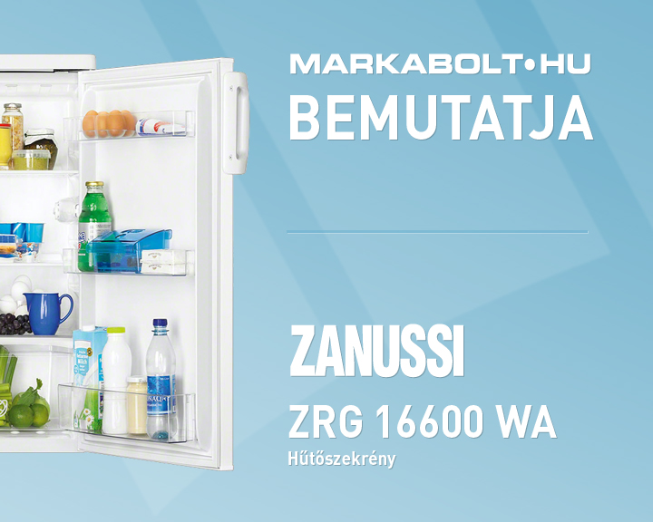 N&eacute;zd meg a Zanussi ZRG 16600 WA vide&oacute;j&aacute;t