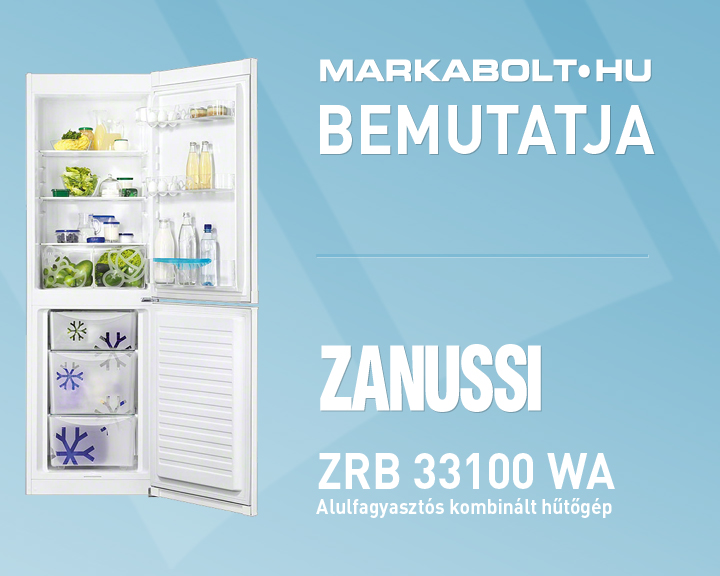 N&eacute;zd meg a Zanussi ZRB 33100 WA vide&oacute;j&aacute;t