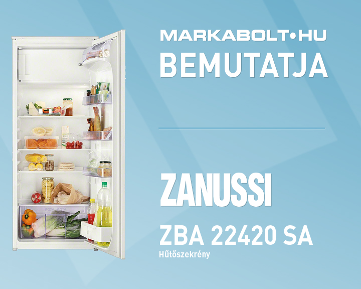 N&eacute;zd meg a Zanussi ZBA 22420 SA vide&oacute;j&aacute;t