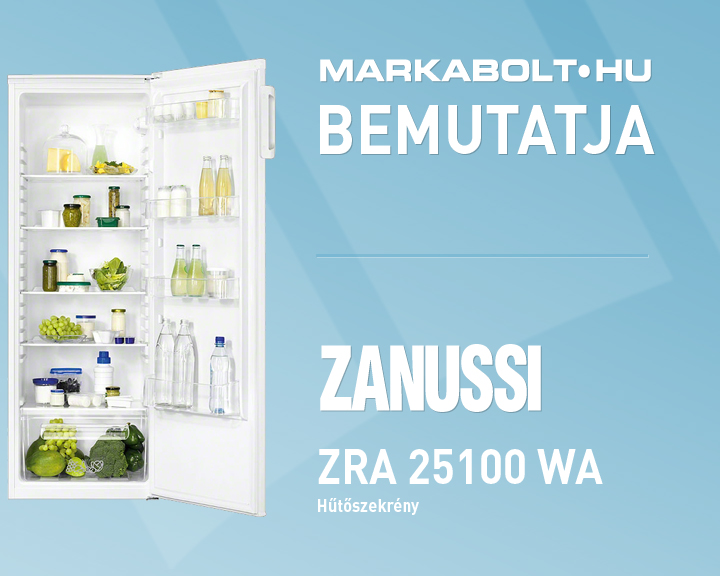 N&eacute;zd meg a Zanussi ZRA 25100 WA vide&oacute;j&aacute;t