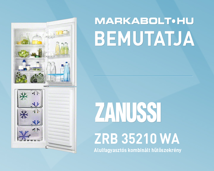 N&eacute;zd meg a Zanussi ZRB 35210 WA vide&oacute;j&aacute;t