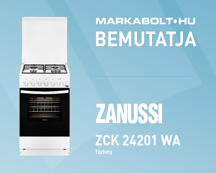 N&eacute;zd meg a Zanussi ZCK24201WA vide&oacute;j&aacute;t