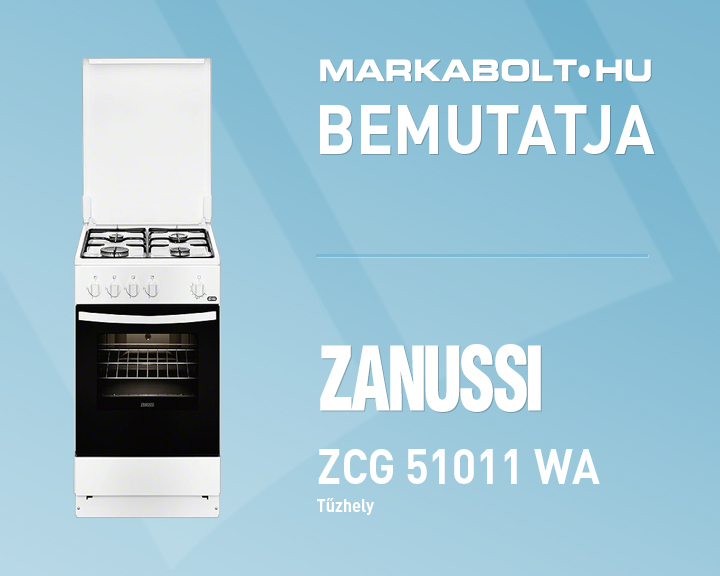 N&eacute;zd meg a Zanussi ZCG51011WA vide&oacute;j&aacute;t