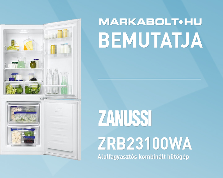 N&eacute;zd meg a Zanussi ZRB23100WA vide&oacute;j&aacute;t