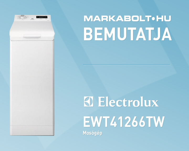 N&eacute;zd meg a Electrolux EWT41266TW vide&oacute;j&aacute;t