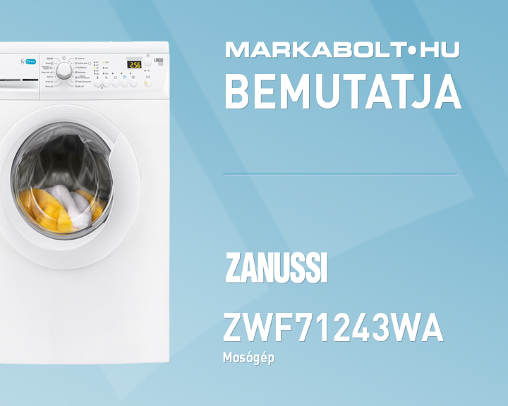 N&eacute;zd meg a Zanussi ZWF71243W vide&oacute;j&aacute;t