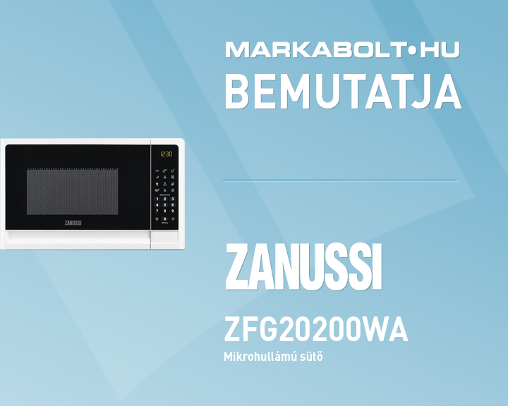 N&eacute;zd meg a Zanussi ZFG20200WA vide&oacute;j&aacute;t