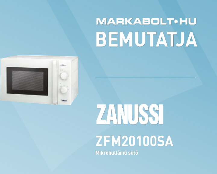 N&eacute;zd meg a Zanussi ZFM20100SA vide&oacute;j&aacute;t