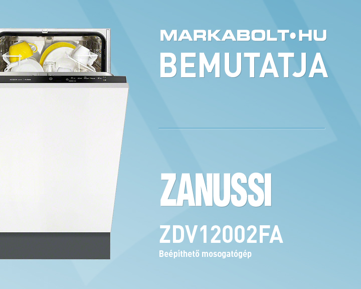 N&eacute;zd meg a Zanussi ZDV12002FA vide&oacute;j&aacute;t
