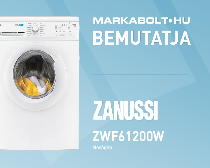 N&eacute;zd meg a Zanussi ZWF61200W vide&oacute;j&aacute;t