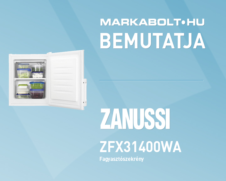 N&eacute;zd meg a Zanussi ZFX31400WA vide&oacute;j&aacute;t