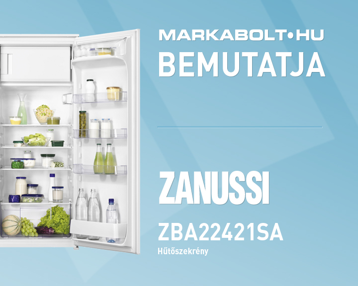 N&eacute;zd meg a Zanussi ZBA22421SA vide&oacute;j&aacute;t