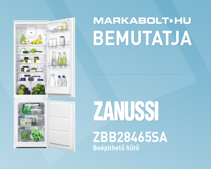 N&eacute;zd meg a Zanussi ZBB28465SA vide&oacute;j&aacute;t
