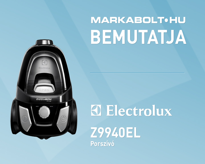 N&eacute;zd meg a Electrolux Z9940EL vide&oacute;j&aacute;t