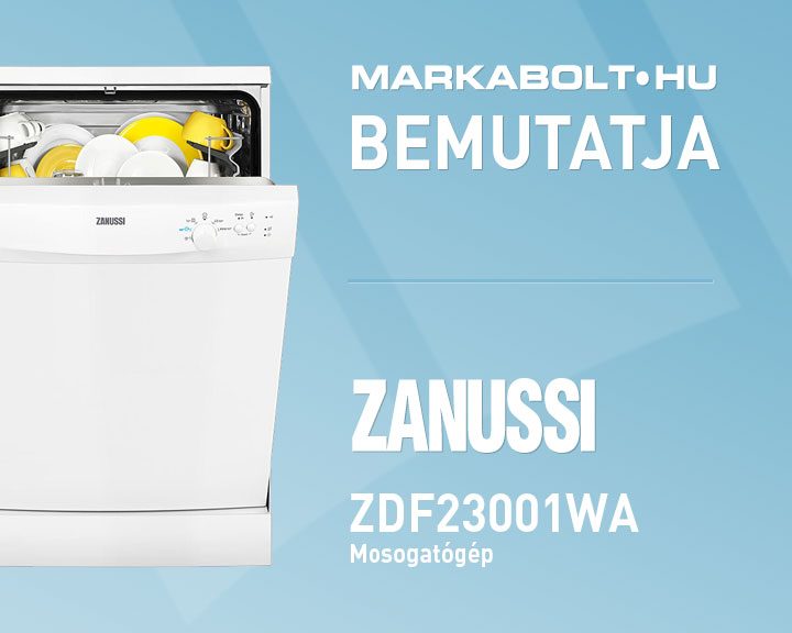 N&eacute;zd meg a Zanussi ZDF23001WA vide&oacute;j&aacute;t