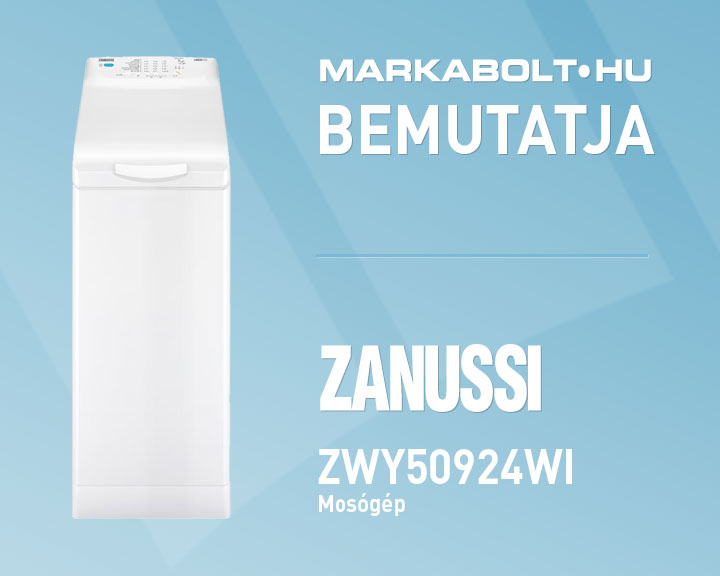 N&eacute;zd meg a Zanussi ZWY50924WI vide&oacute;j&aacute;t