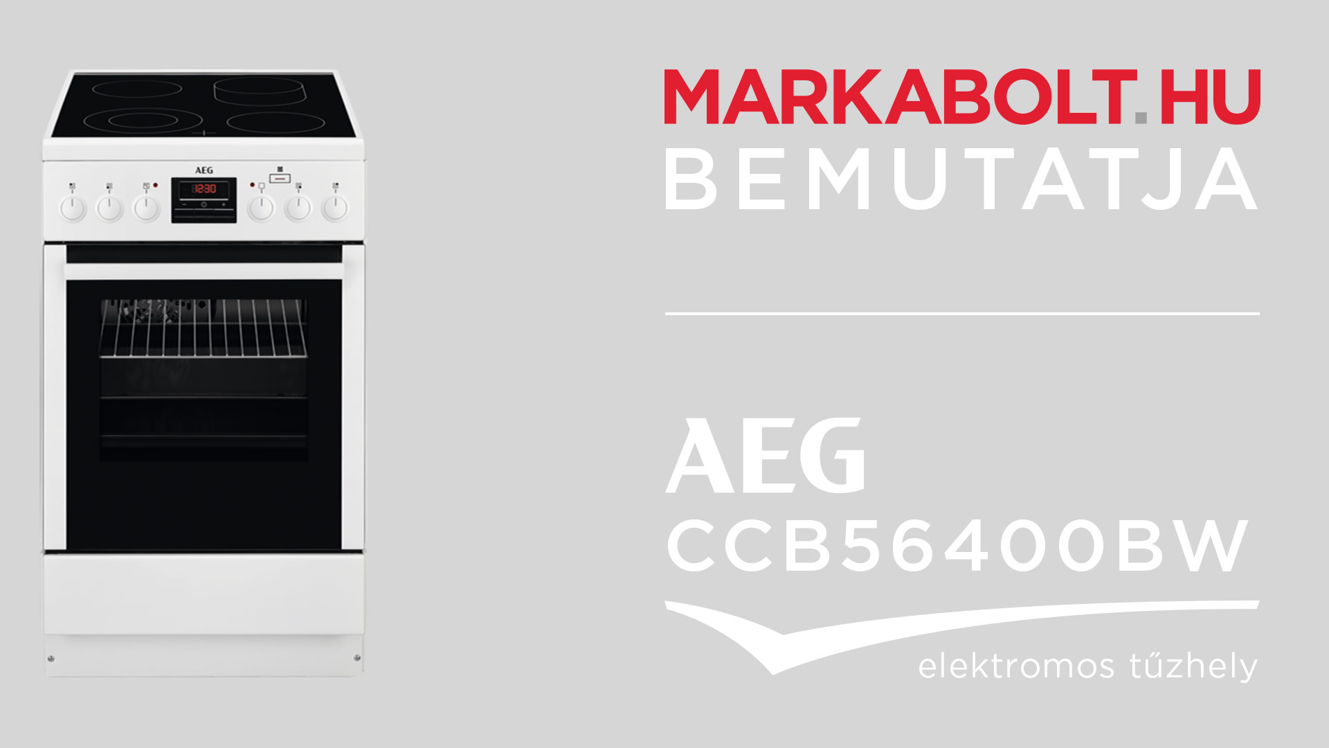 N&eacute;zd meg a AEG CCB56400BW vide&oacute;j&aacute;t