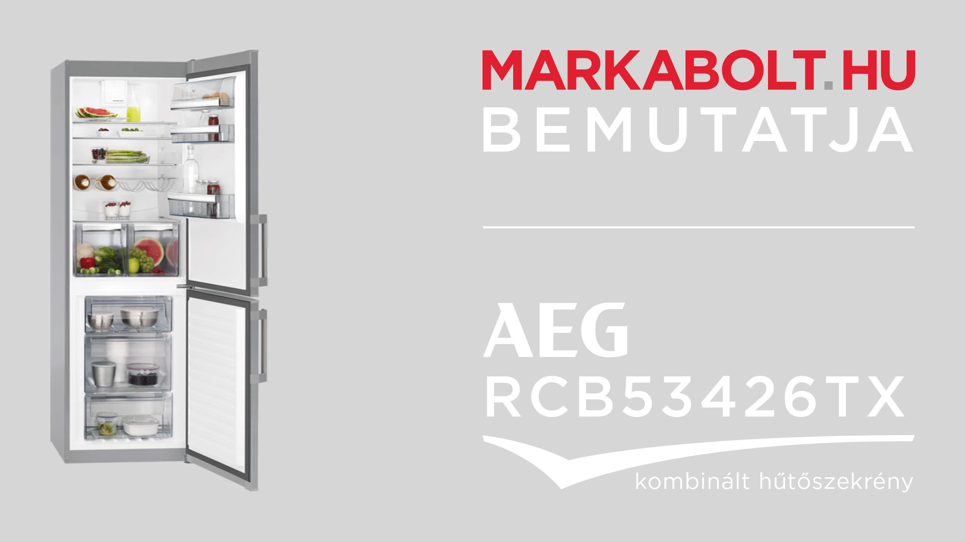 N&eacute;zd meg a AEG RCB53426TX vide&oacute;j&aacute;t