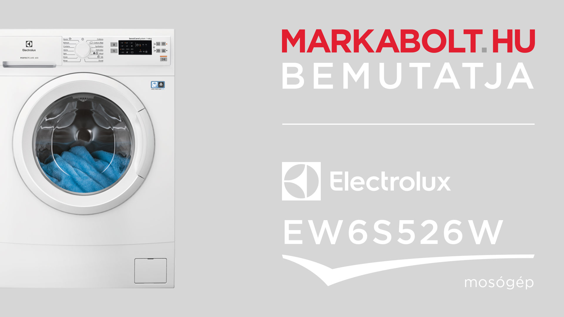 N&eacute;zd meg a Electrolux EW6S526W vide&oacute;j&aacute;t