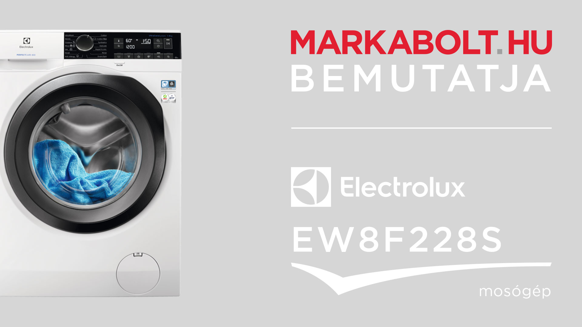 N&eacute;zd meg a Electrolux EW8F228S vide&oacute;j&aacute;t