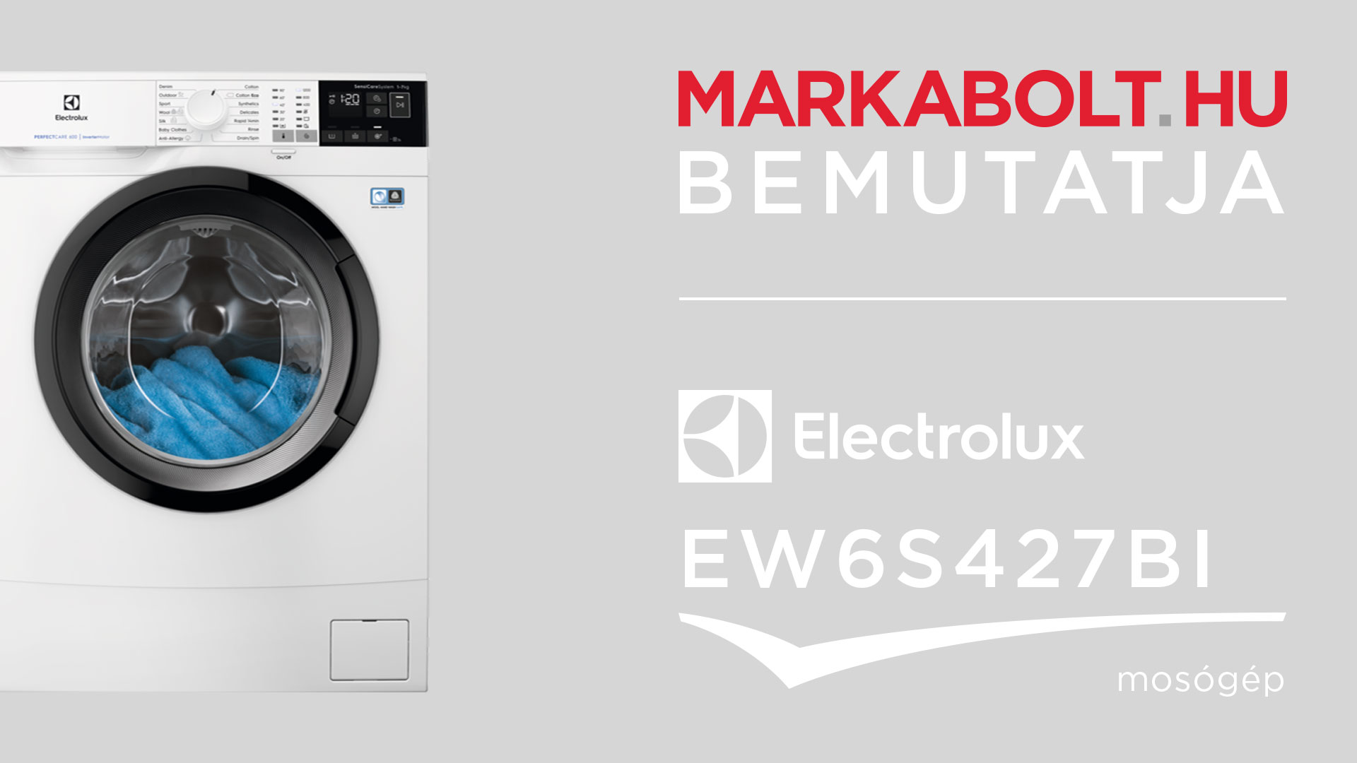 N&eacute;zd meg a Electrolux EW6S427BI vide&oacute;j&aacute;t