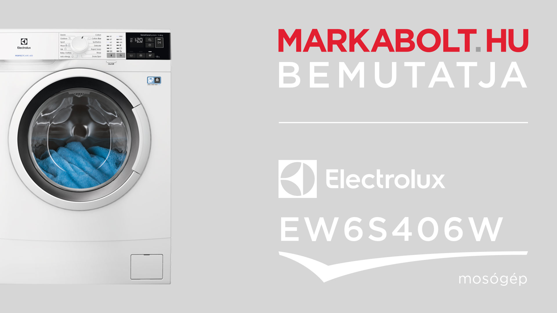 N&eacute;zd meg a Electrolux EW6S406W vide&oacute;j&aacute;t