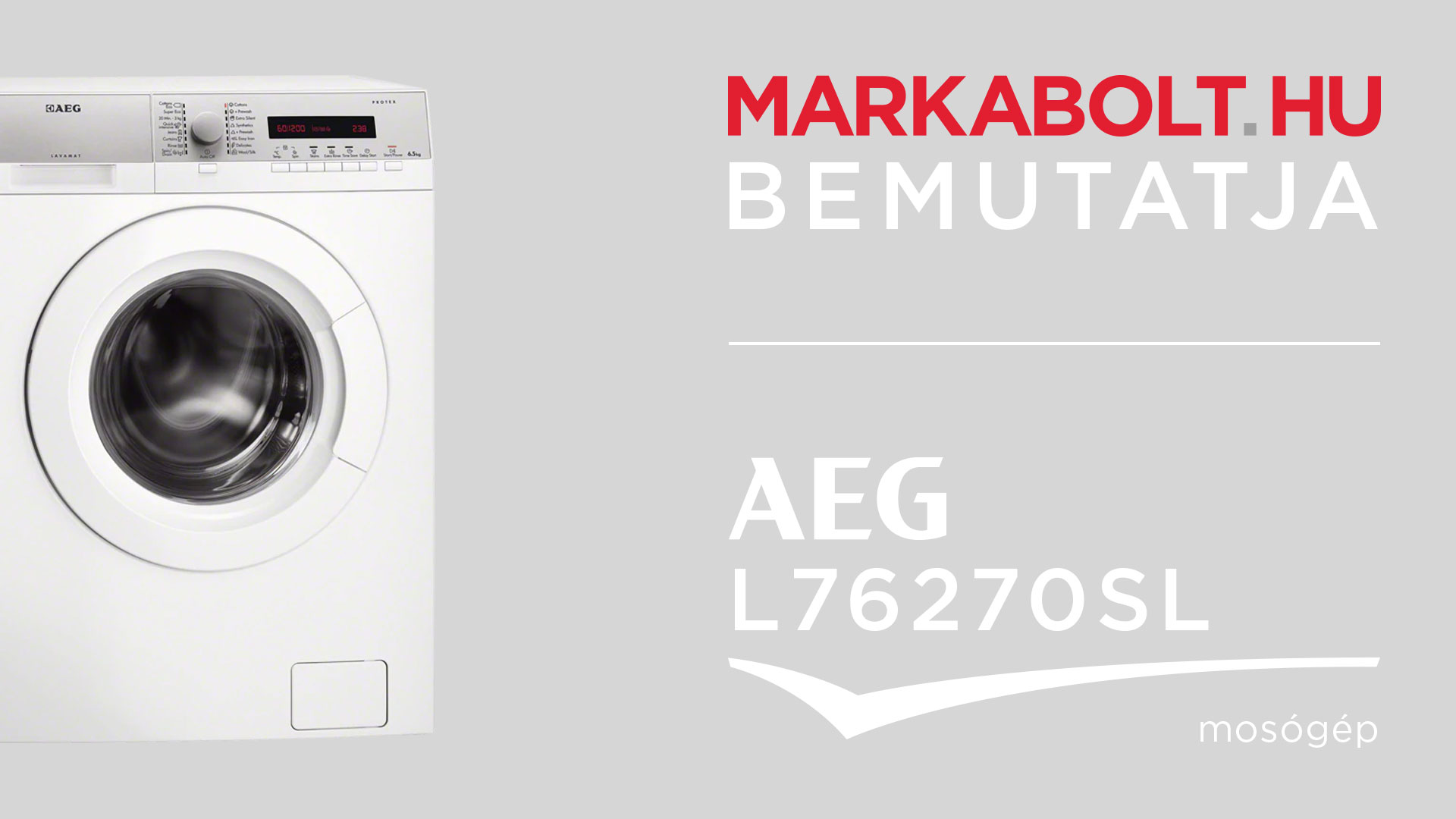 N&eacute;zd meg a AEG Lavamat L 76270 SL vide&oacute;j&aacute;t