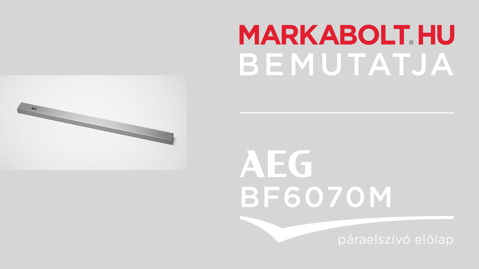 N&eacute;zd meg a AEG BF6070M vide&oacute;j&aacute;t