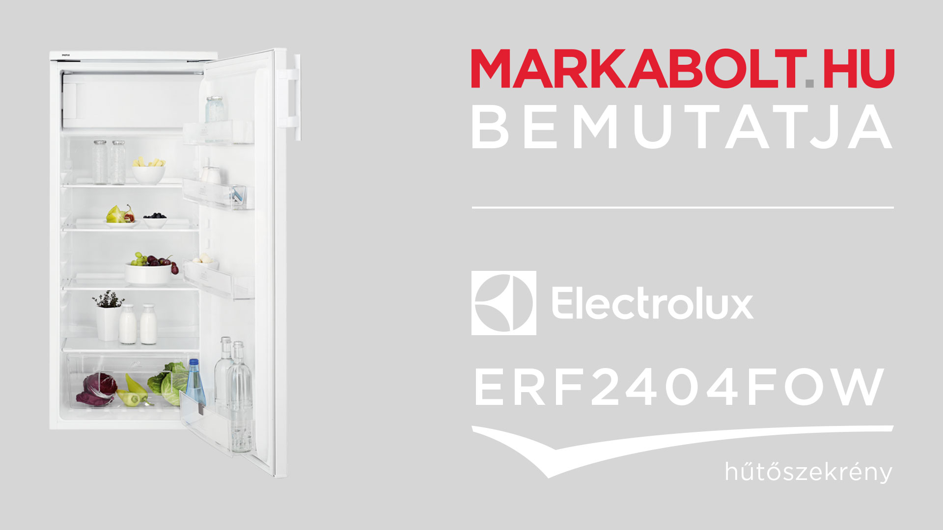 N&eacute;zd meg a Electrolux ERF2404FOW vide&oacute;j&aacute;t