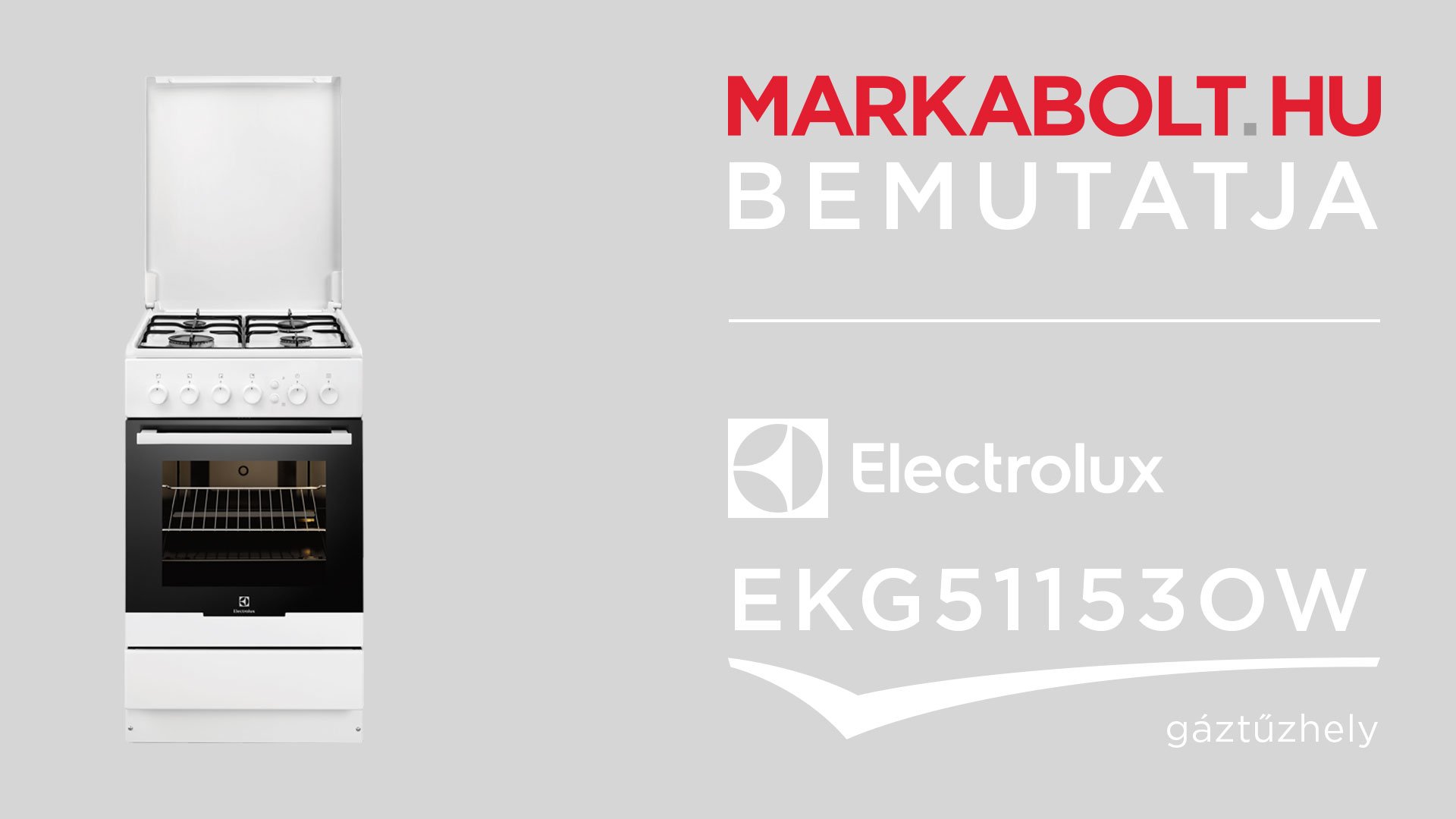 N&eacute;zd meg a Electrolux EKG51153OW vide&oacute;j&aacute;t