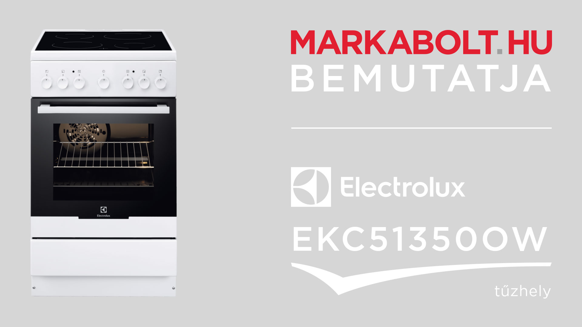 N&eacute;zd meg a Electrolux EKC51350OW vide&oacute;j&aacute;t