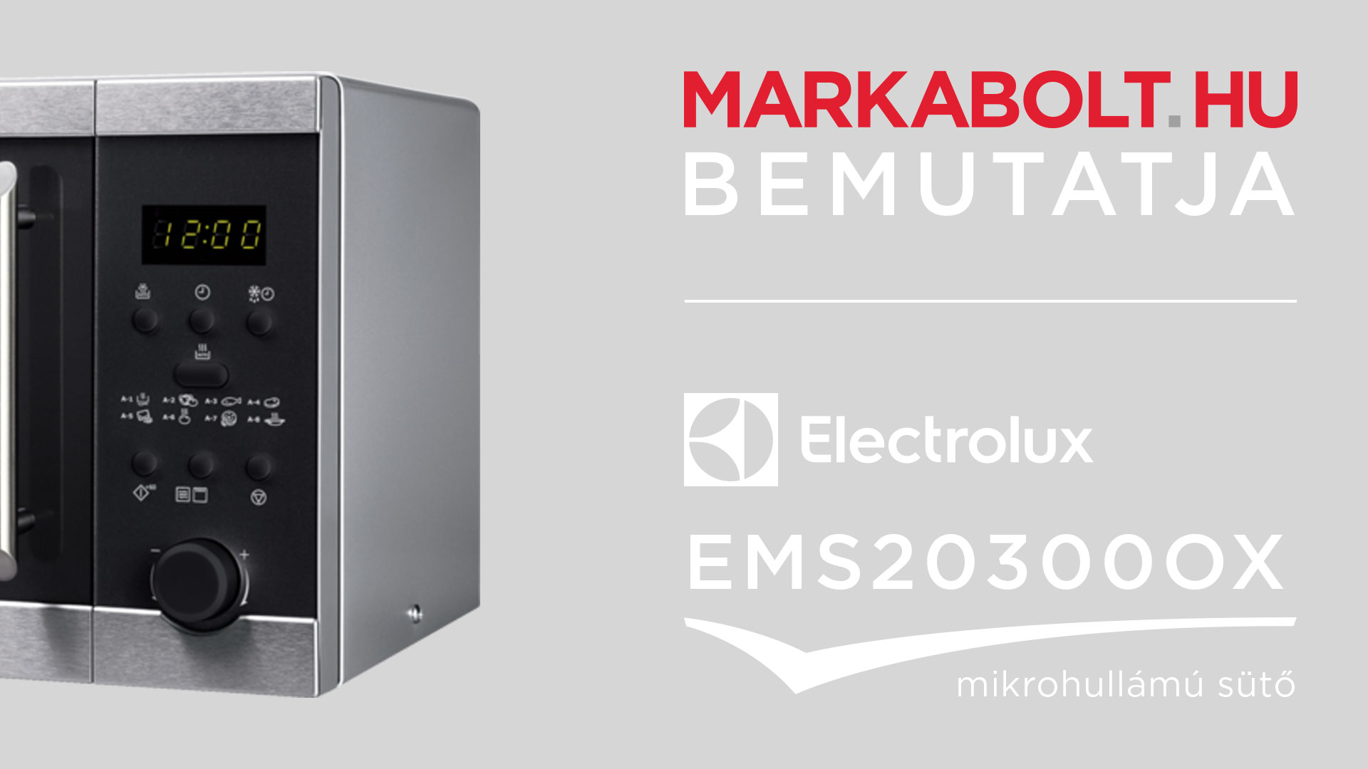 N&eacute;zd meg a Electrolux EMS 20300 OX vide&oacute;j&aacute;t