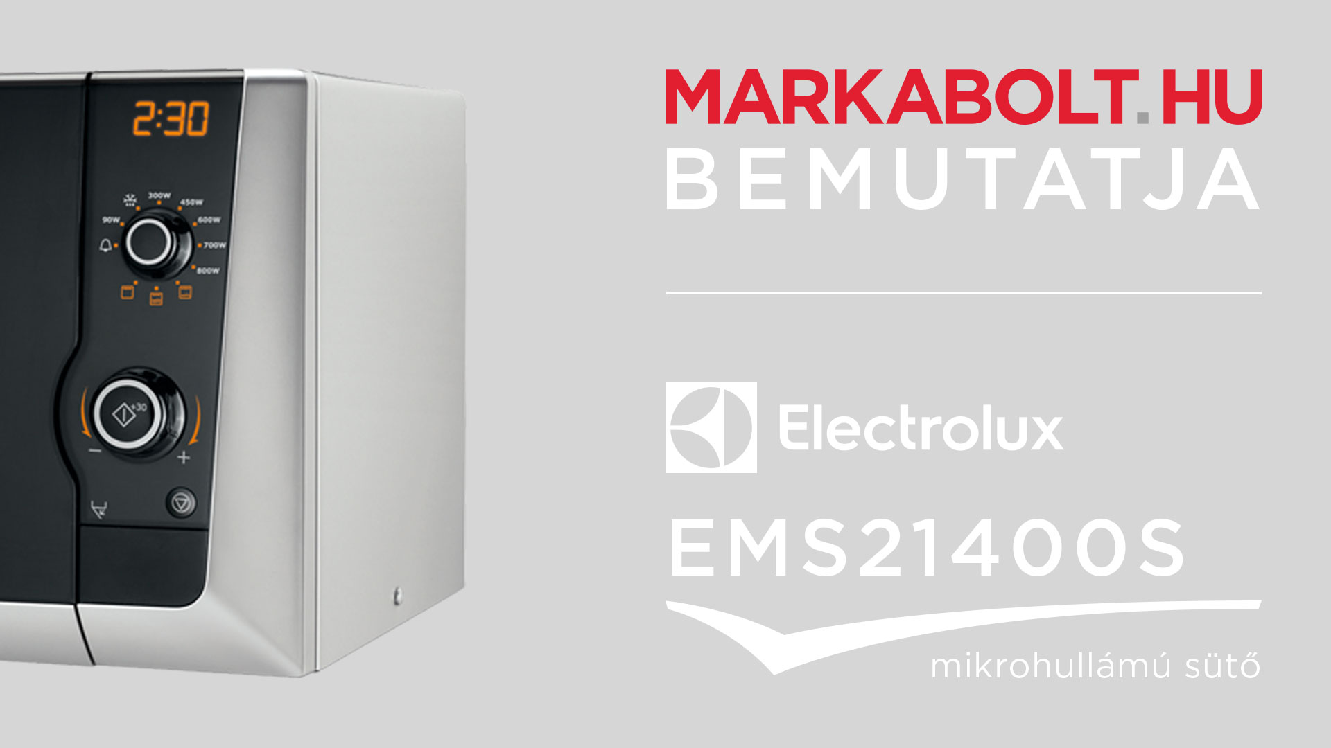 N&eacute;zd meg a Electrolux EMS 21400 S vide&oacute;j&aacute;t